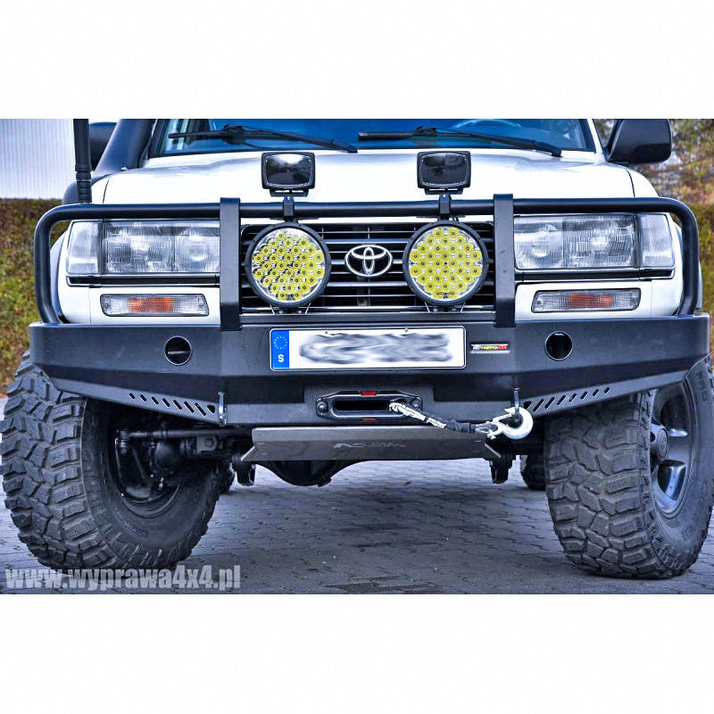Bull bar for bumper Toyota LCJ80 89-98