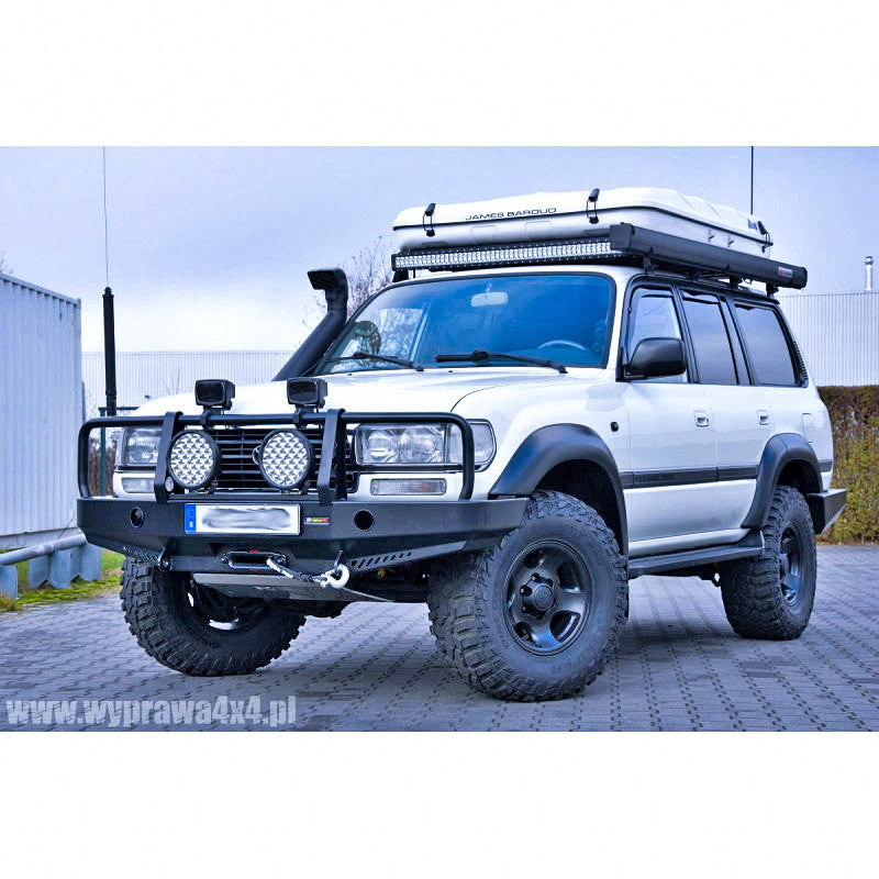 Bull bar for bumper Toyota LCJ80 89-98