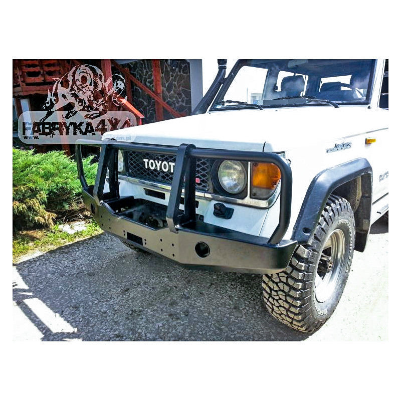 Bull bar for bumper Toyota LCJ70