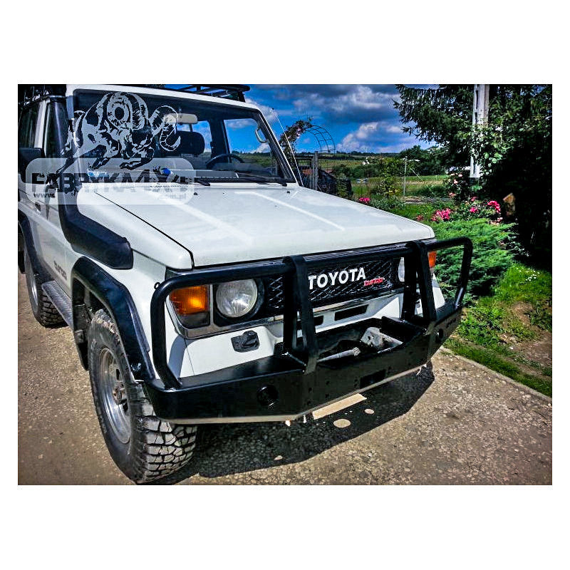 Bull bar for bumper Toyota LCJ70