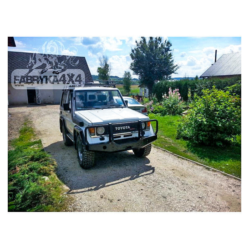 Bull bar for bumper Toyota LCJ70