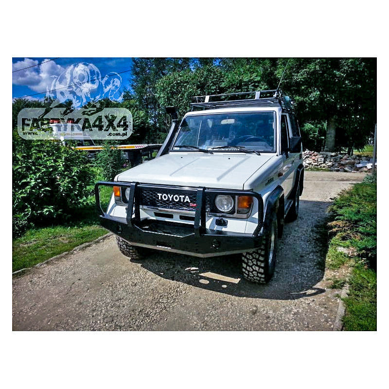 Bull bar for bumper Toyota LCJ70
