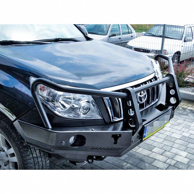 Bull bar for bumper Toyota LCJ150 09-13