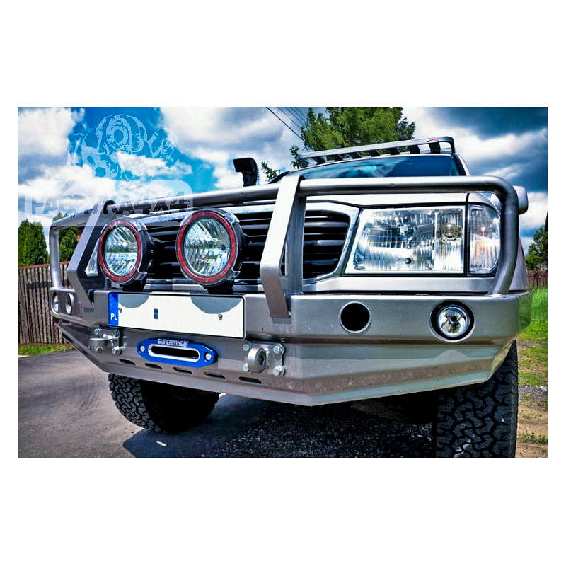 Bull bar for bumper Toyota LCJ100 98-04