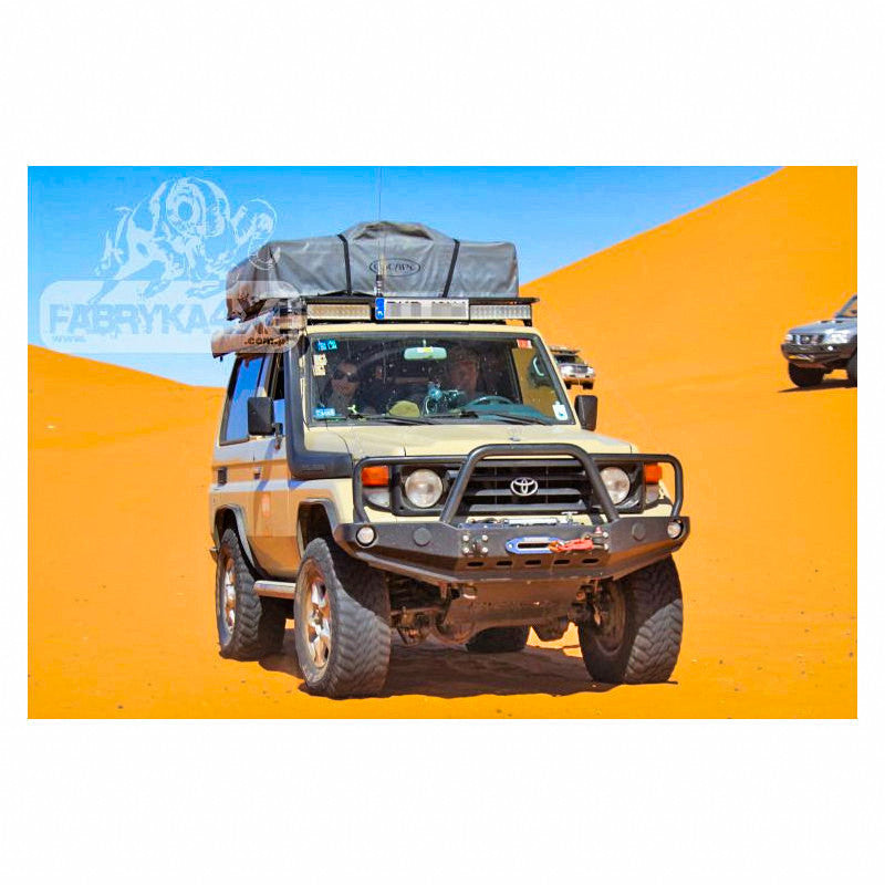 Bull bar for bumper Toyota HZJ71 99-07