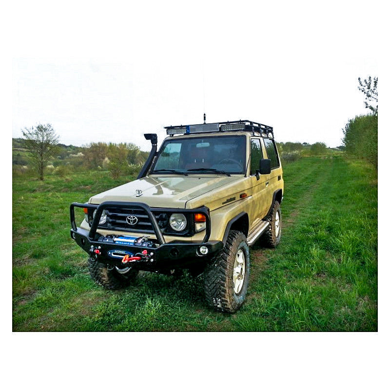 Bull bar for bumper Toyota HZJ71 99-07
