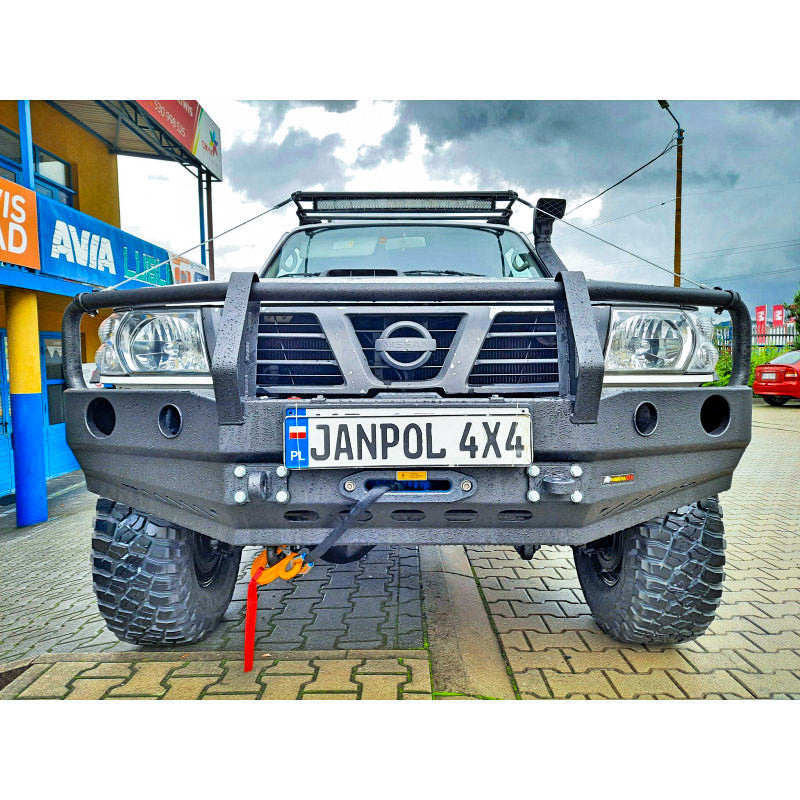 Bull bar for bumper Nissan Patrol Y61