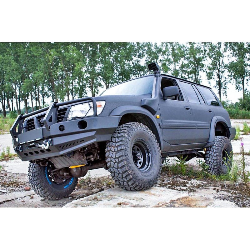 Bull bar for bumper Nissan Patrol Y61