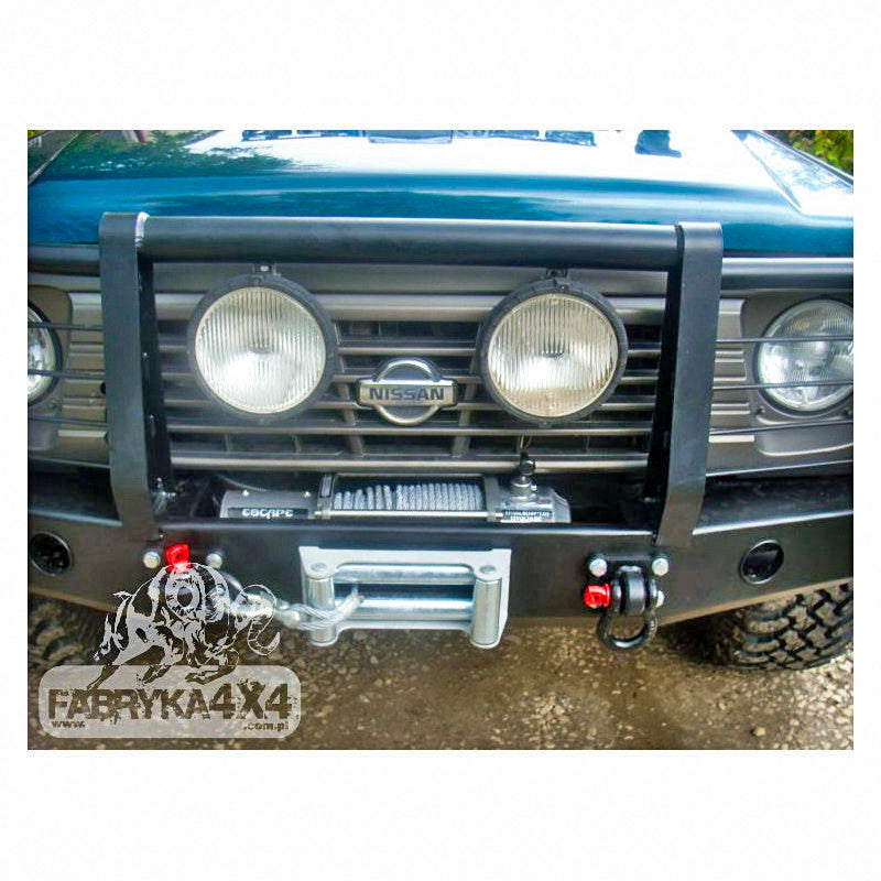 Bull bar for bumper Nissan Patrol Y60, without lights