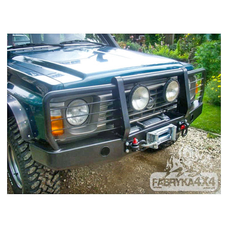 Bull bar for bumper Nissan Patrol Y60, without lights