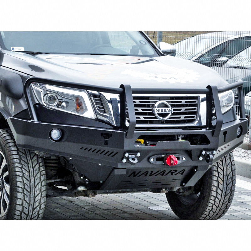 Bull bar for bumper Nissan Navara D23 2014-
