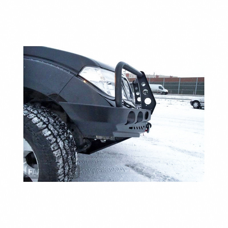 Bull bar for bumper Nissan Navara D40 10-14