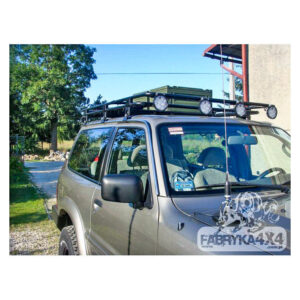 Roof rack with mesh for short version Nissan Y61