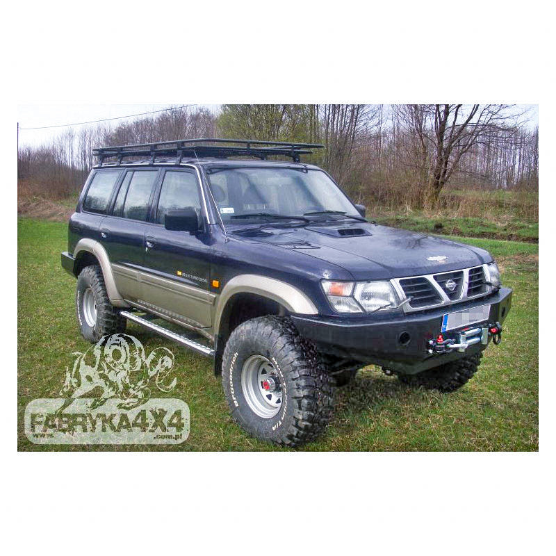 Roof rack with mesh for long version Nissan Y61 / GU4