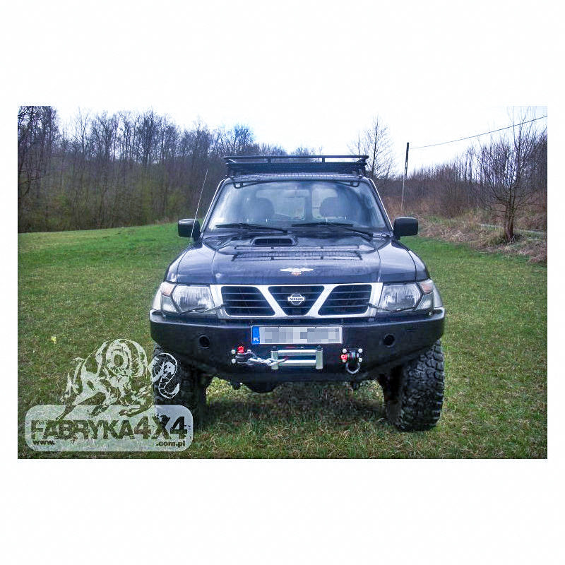Roof rack with mesh for long version Nissan Y61 / GU4