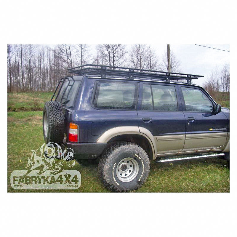 Roof rack with mesh for long version Nissan Y61 / GU4