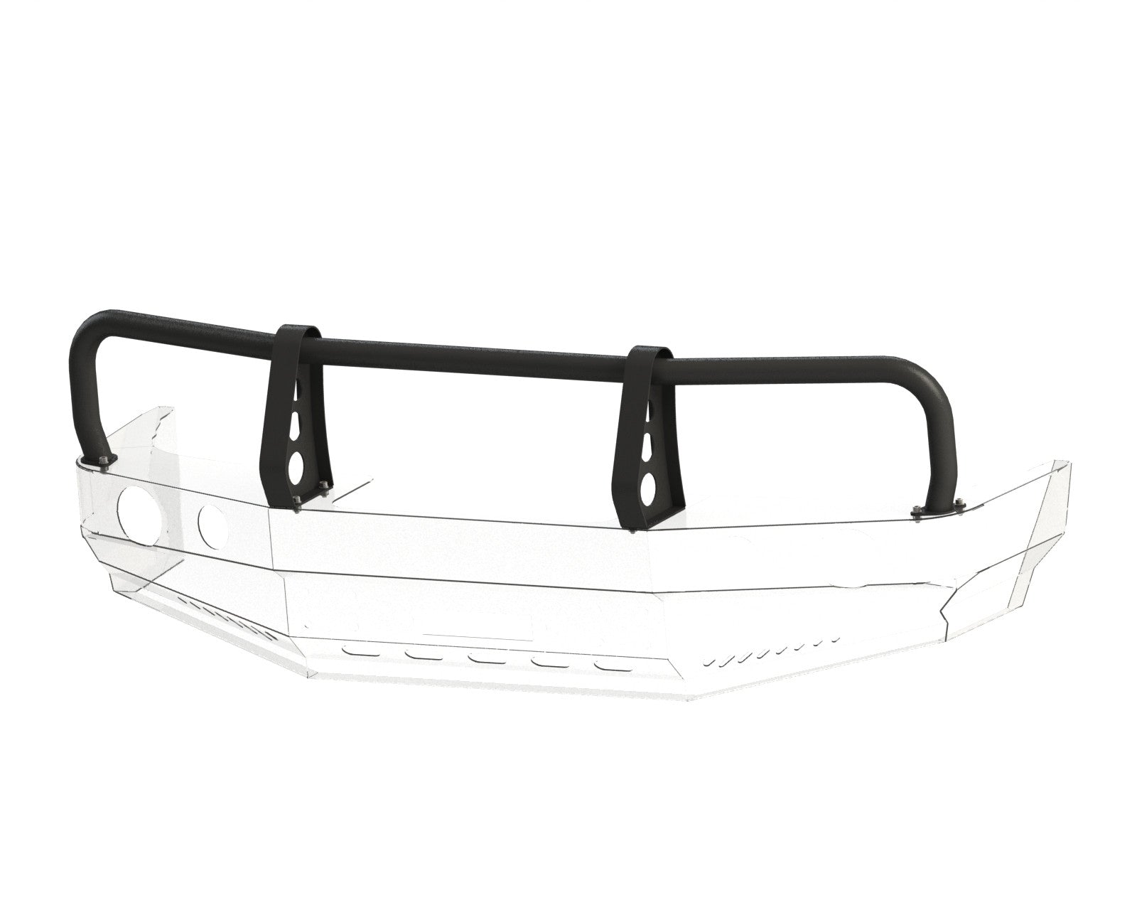 Bull bar for bumper Toyota Hilux 98-05