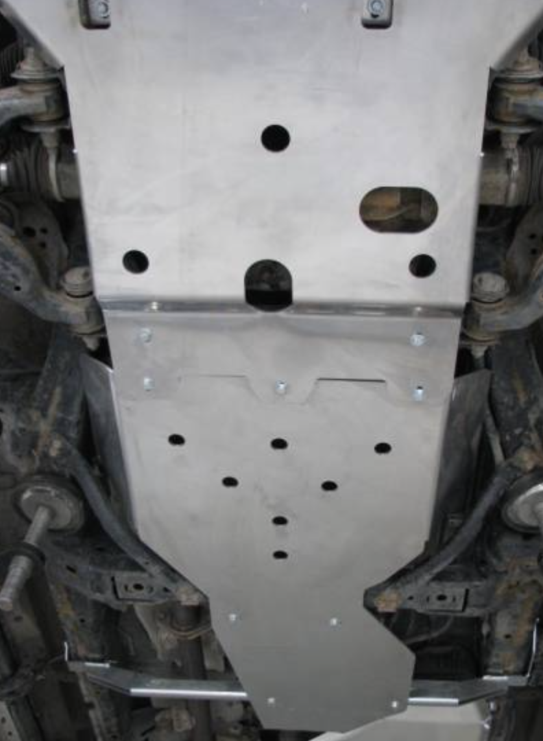 Gearbox and transfer case skid plate Toyota LCJ150 09-17