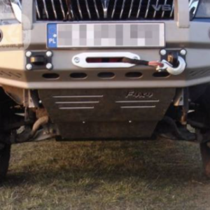 Aluminium engine skid plate for F4X4 bumper Mitsubishi Pajero Sport 96-00