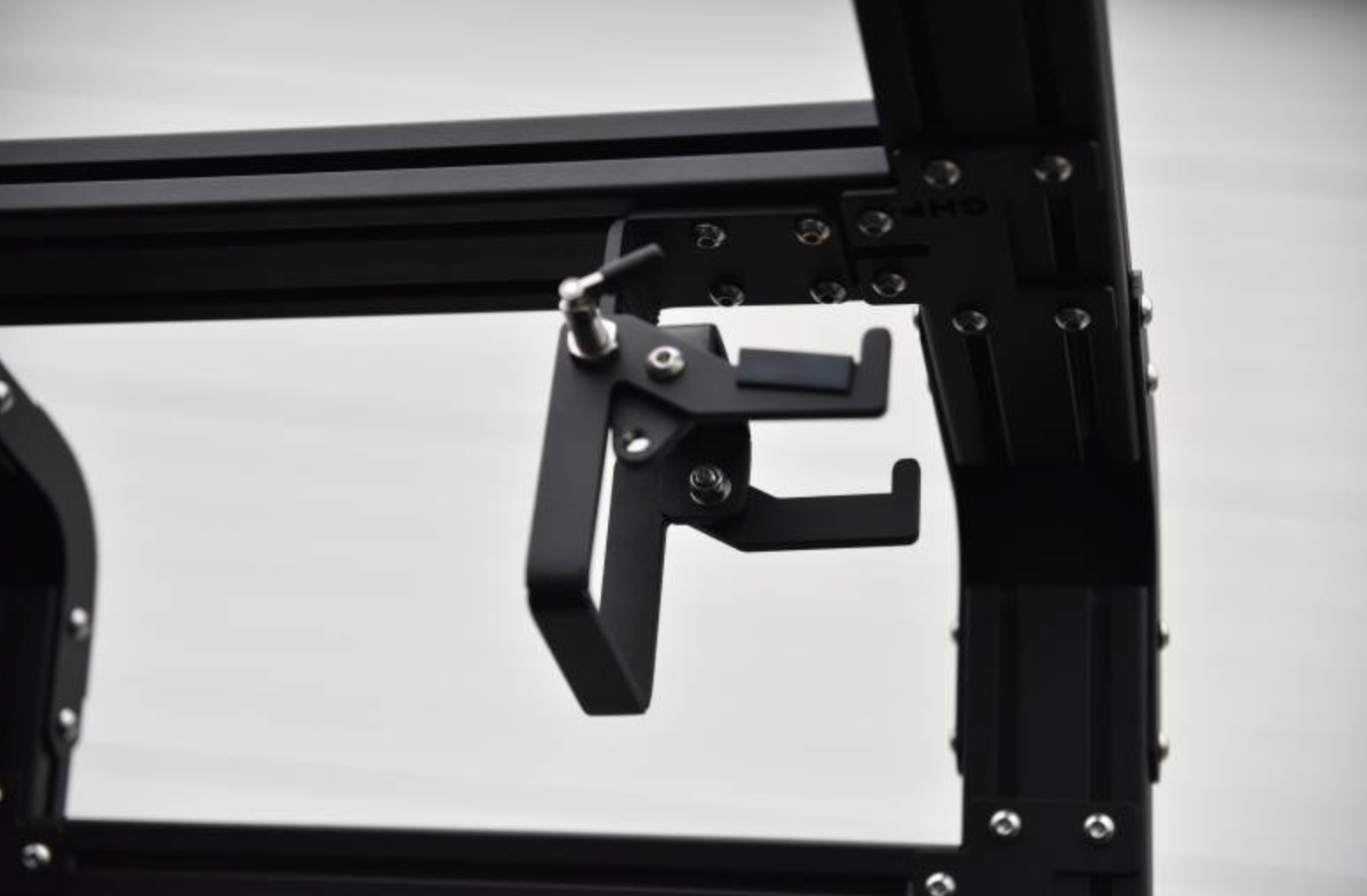 Ladder holder + 2.6 m telescopic ladder for bed rack Toyota Hilux Revo 2020-
