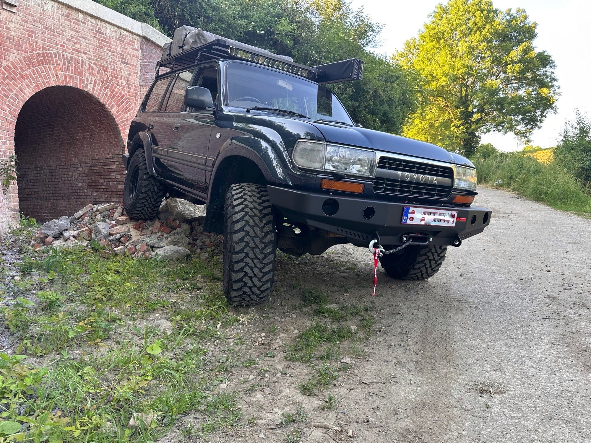 Front bumper Toyota LCJ80 89-98