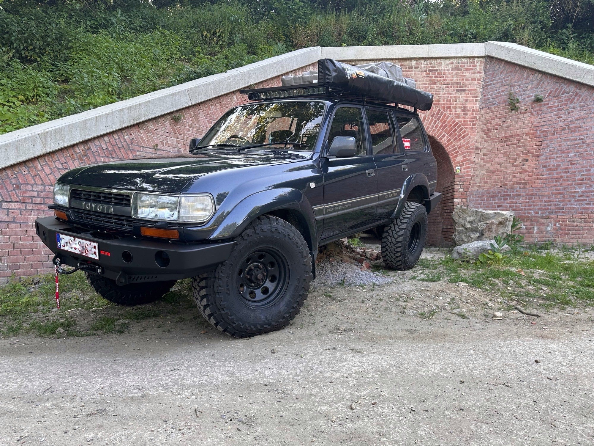 Front bumper Toyota LCJ80 89-98