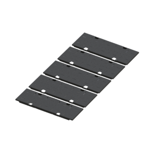 Aluminium panel set for steel roof rack / platform Toyota LCJ250 2024-