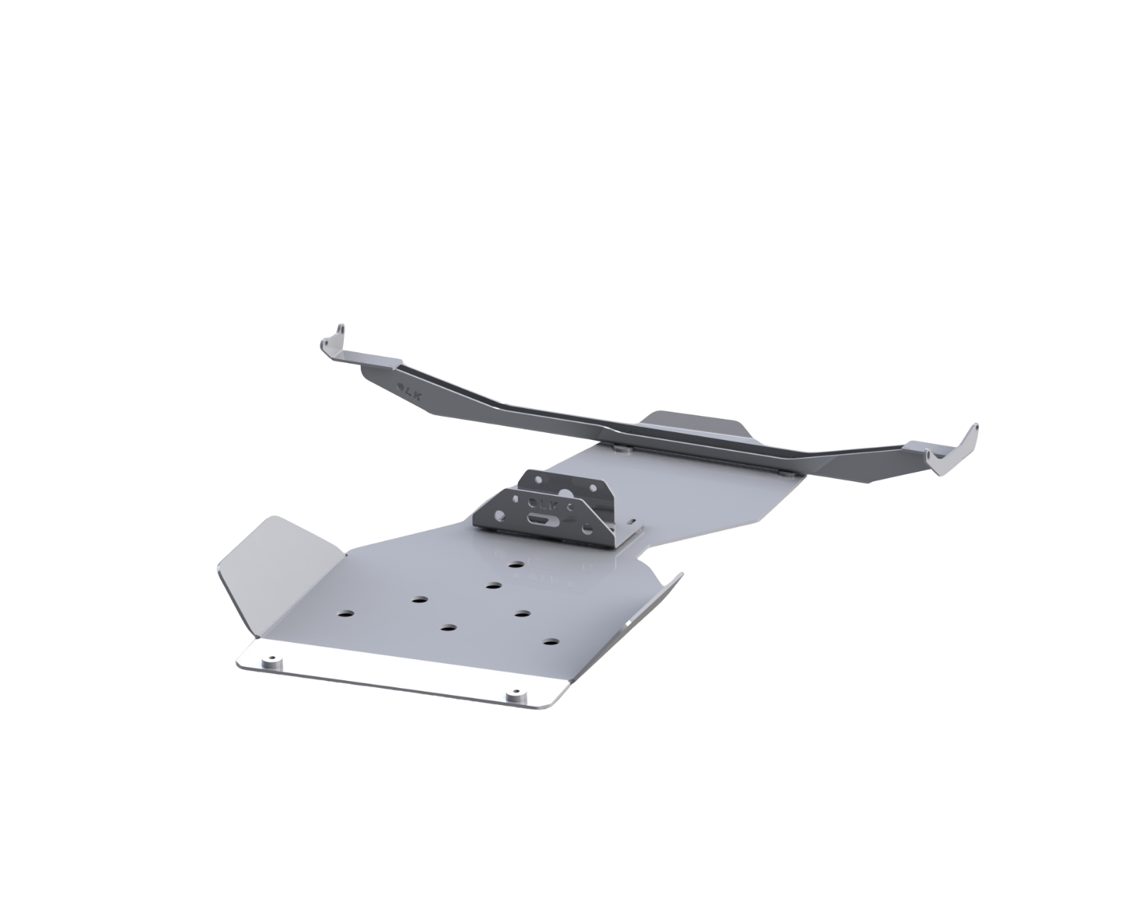 Gearbox and transfer case skid plate Toyota LCJ150 09-17