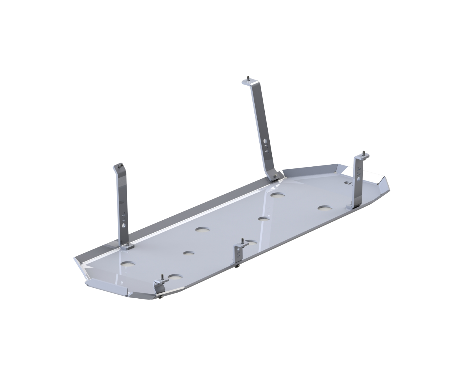 Fuel tank skid plate Toyota LCJ150 09-