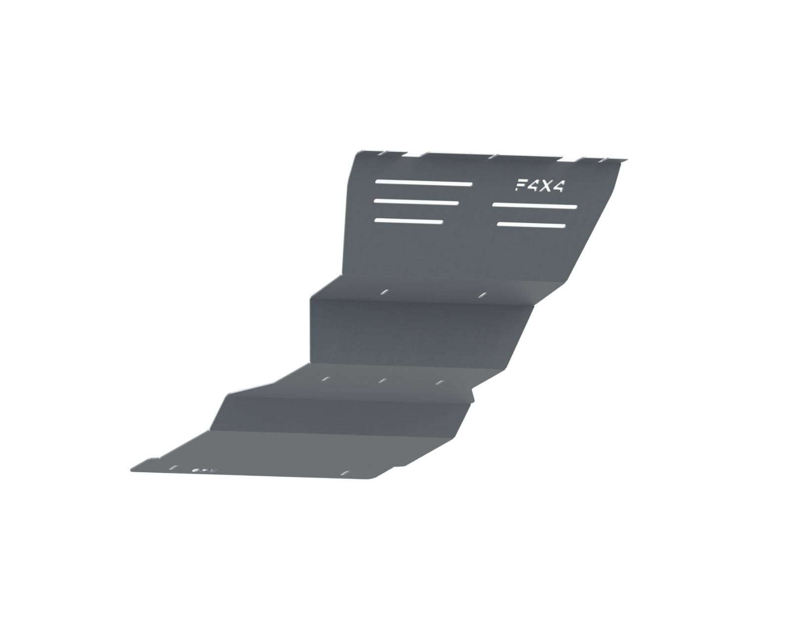 Steel engine skid plate for F4X4 bumper Mitsubishi Pajero Sport 96-00