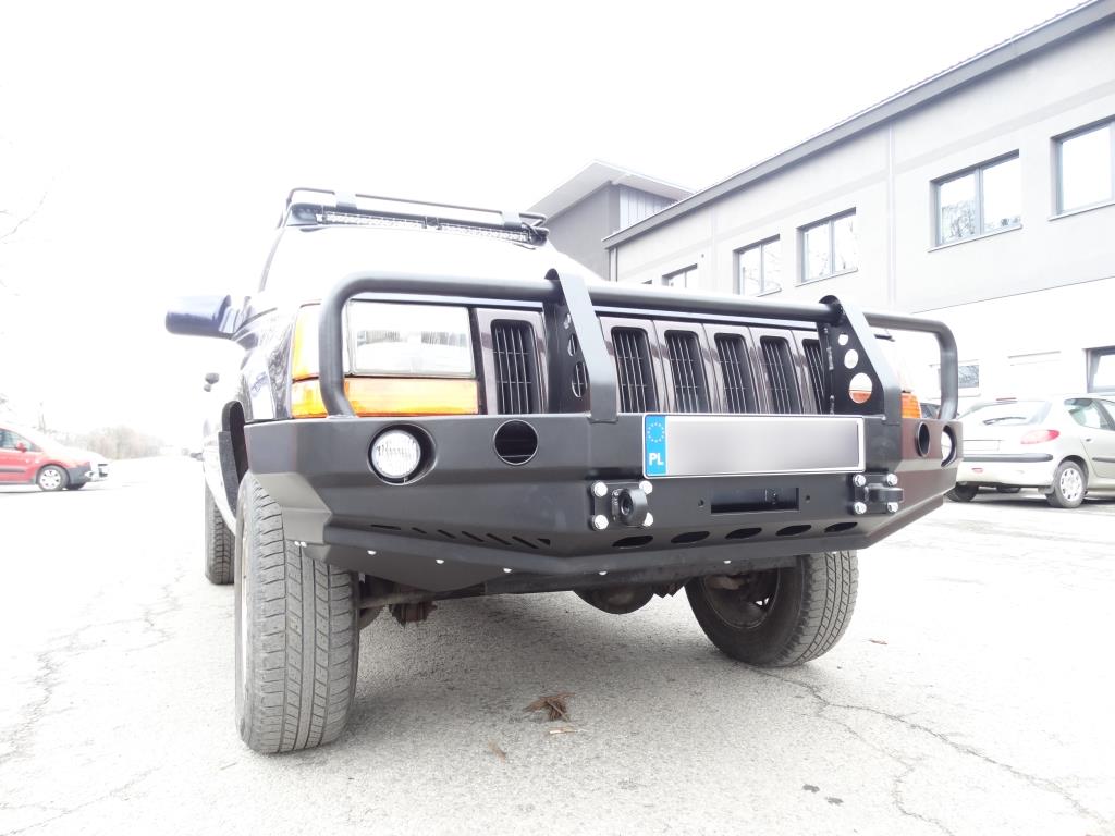 Bull bar for bumper Jeep ZJ