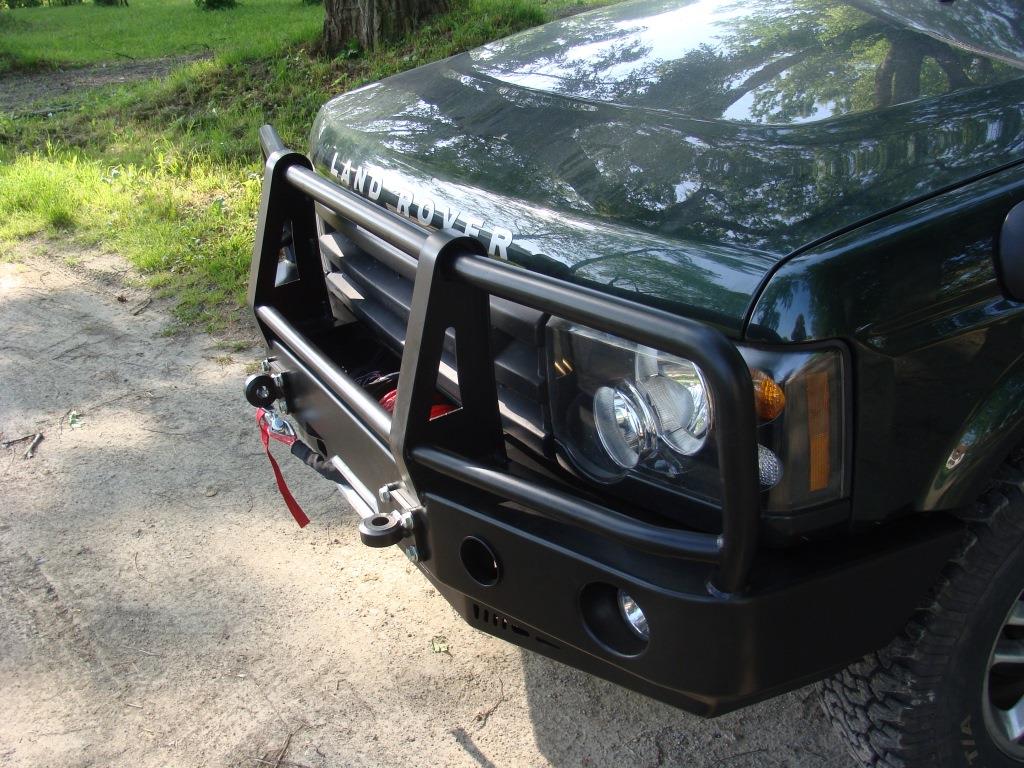 Bull bar for bumper Land Rover Discovery II, GU4 style