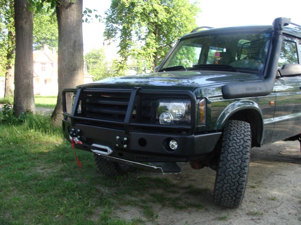 Bull bar for bumper Land Rover Discovery II, GU4 style