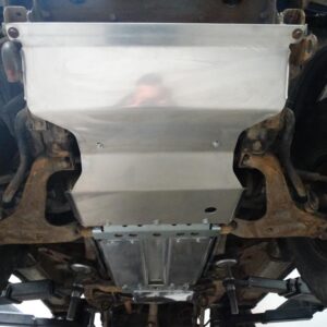 Engine skid plate 2.8 diesel automatic for original bumper Mitsubishi Pajero II 91-99