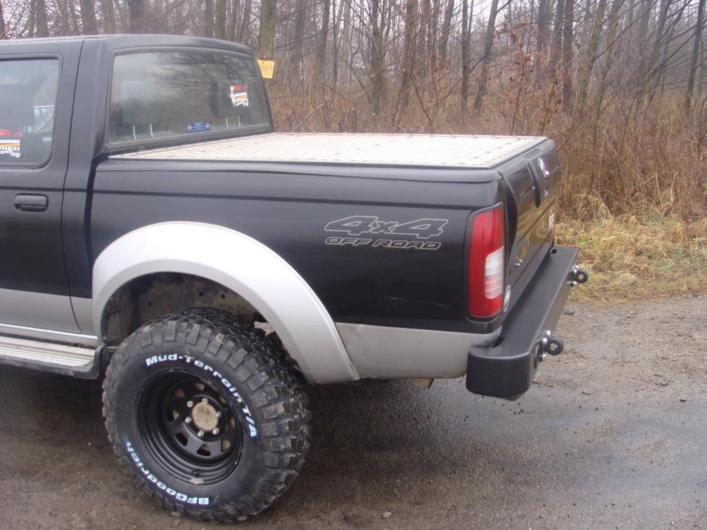 Rear bumper, double cab Nissan Navara D22 01-04