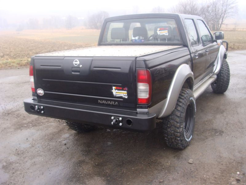 Rear bumper, double cab Nissan Navara D22 01-04
