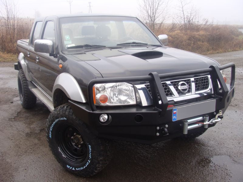 Bull bar for bumper Nissan Navara D22 01-04