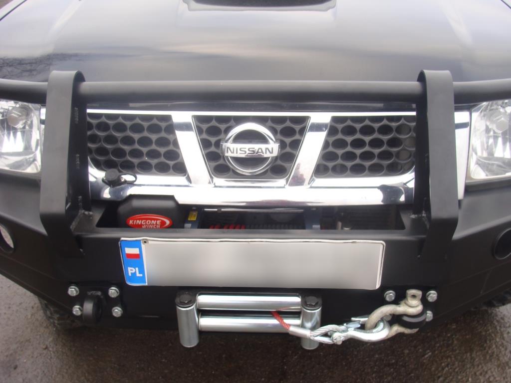 Bull bar for bumper Nissan Navara D22 01-04