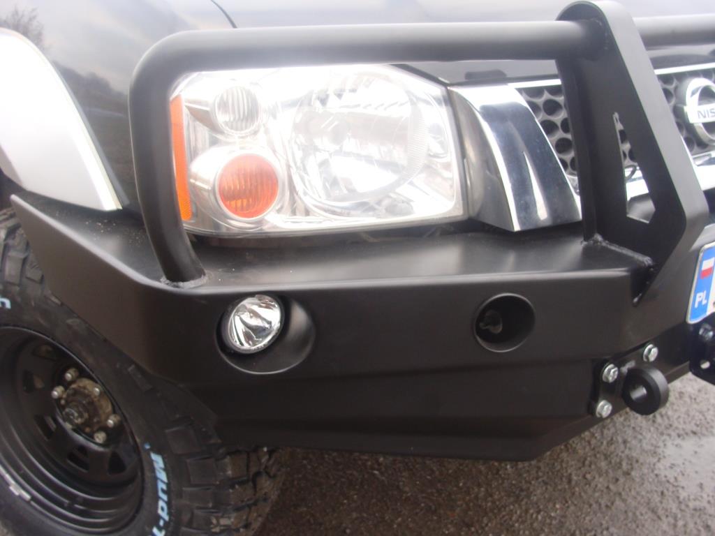 Bull bar for bumper Nissan Navara D22 01-04
