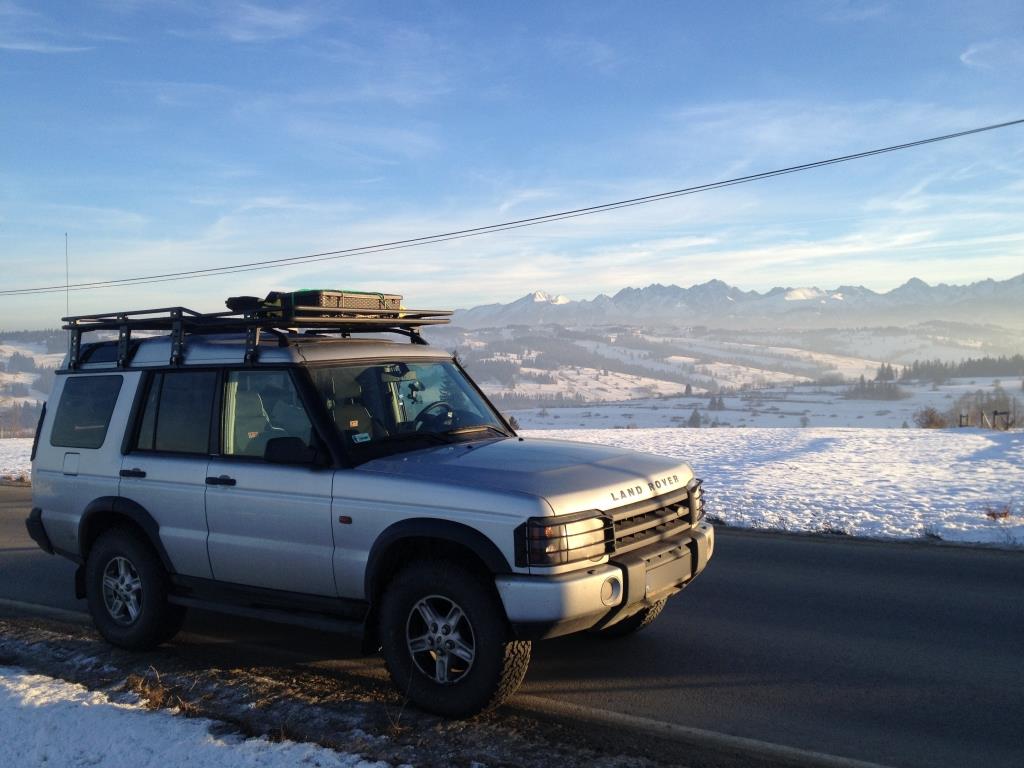 Roof rack without mesh Land Rover Discovery II, version with roof rails