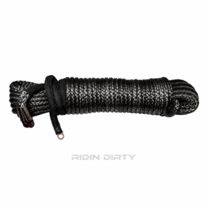 Presko synthetic winch rope 14 mm x 25 m, gray