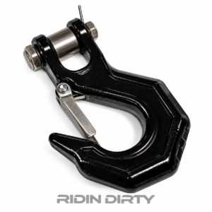 Winch hook 3/8" black