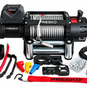 Presko MAMMOTH H20.0 hydraulic winch 20000 lbs with steel cable