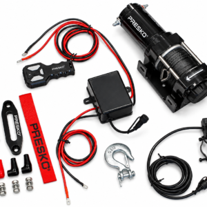 Presko T-REX 3.0 S electric winch 12V 3000 lbs with synthetic rope