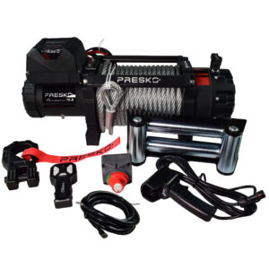 Presko MAMMOTH 20.0 electric winch 24V 20000 lbs with steel cable