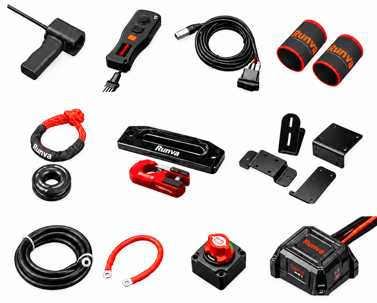 Runva EXP13.0 Expedition electric winch 12V 13000 lbs with synthetic rope